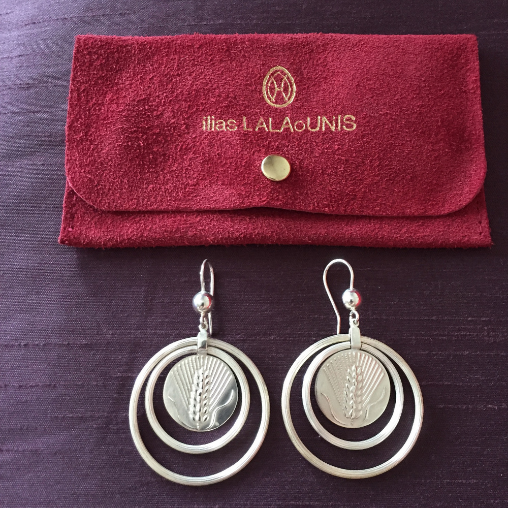 Ilias Lalaounis Silver Earrings